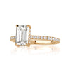 1.98ct Emerald Cut Diamond Engagement Ring
