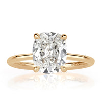2.09ct Old Mine Cut Diamond Engagement Ring