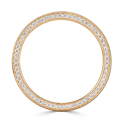 0.65ct Round Brilliant Cut Diamond Men's Two Toned Wedding Band in 18k White and Yellow Gold