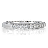 1.45ct Round Brilliant Cut Diamond Wedding Band in Platinum