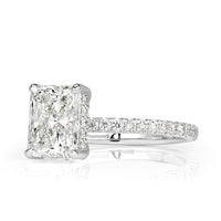 2.51ct Radiant Cut Diamond Engagement Ring