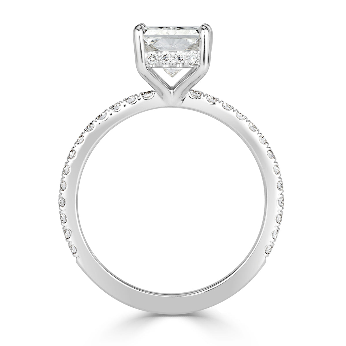2.51ct Radiant Cut Diamond Engagement Ring