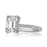 3.48ct Emerald Cut Diamond Engagement Ring
