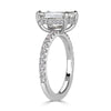 3.48ct Emerald Cut Diamond Engagement Ring