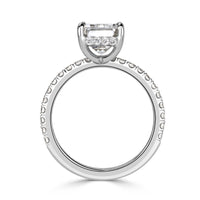 3.48ct Emerald Cut Diamond Engagement Ring