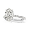 3.00ct Oval Cut Diamond Engagement Ring