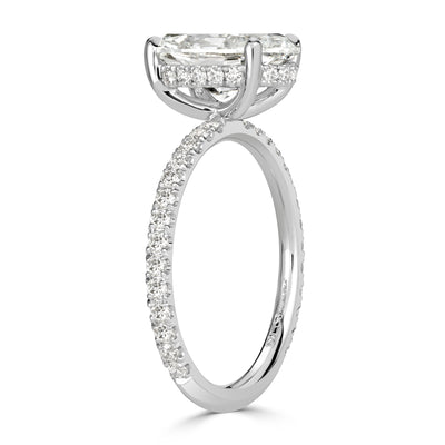 3.00ct Oval Cut Diamond Engagement Ring