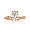 2.00ct Oval Cut Diamond Engagement Ring