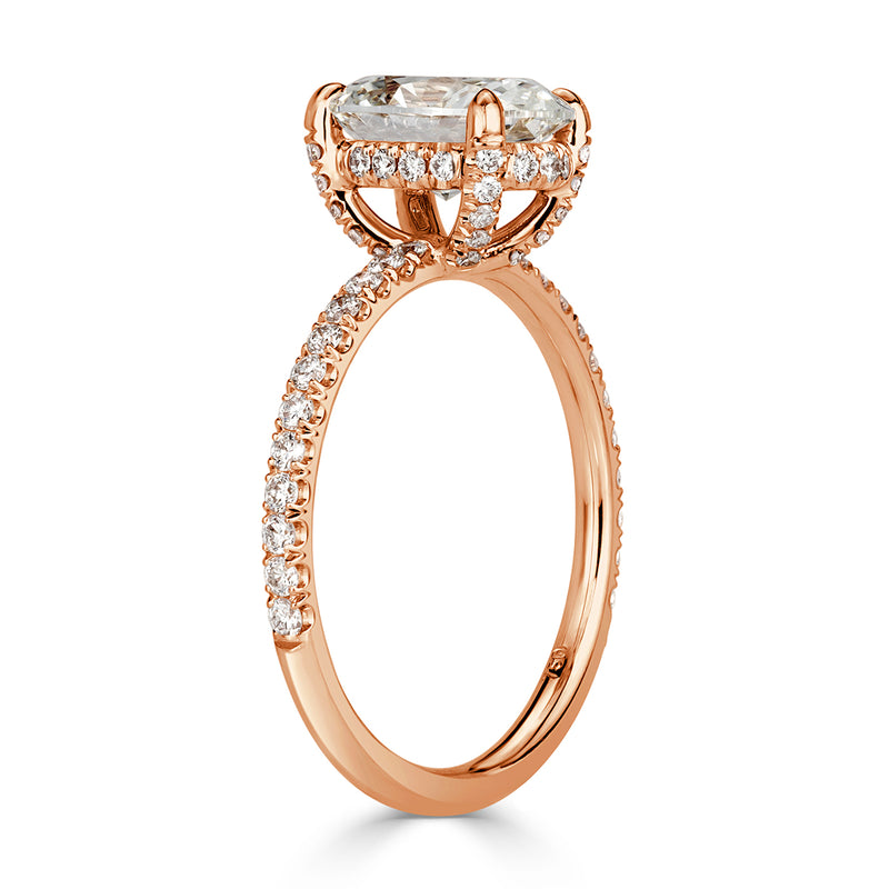 2.00ct Oval Cut Diamond Engagement Ring