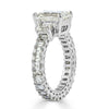 6.84ct Emerald Cut Diamond Engagement Ring