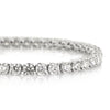 10.05ct Round Brilliant Cut Diamond Tennis Bracelet in 14k White Gold