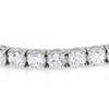 12.40ct Round Brilliant Cut Diamond Tennis Bracelet in 14k White Gold