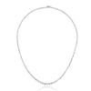 8.55ct Round Brilliant Cut Diamond Tennis Necklace in 14k White Gold