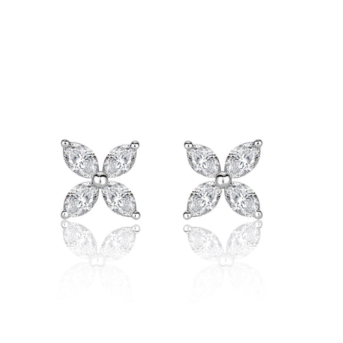 Details 187+ diamond flower earrings tiffany