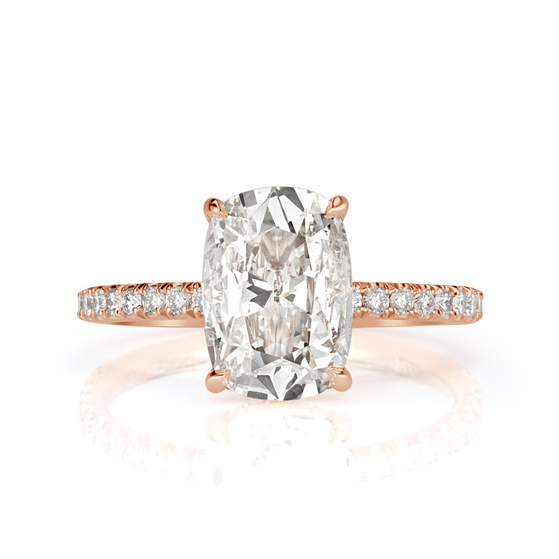 2.36ct Cushion Cut Diamond Engagement Ring