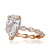 3.11ct Pear Shaped Diamond Engagement Ring