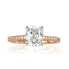 1.82ct Old Mine Cut Diamond Engagement Ring