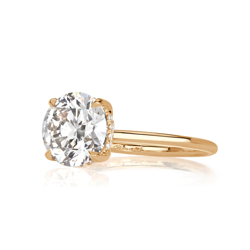 2.89ct Round Brilliant Cut Diamond Engagement Ring