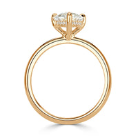 2.10ct Marquise Cut Diamond Engagement Ring