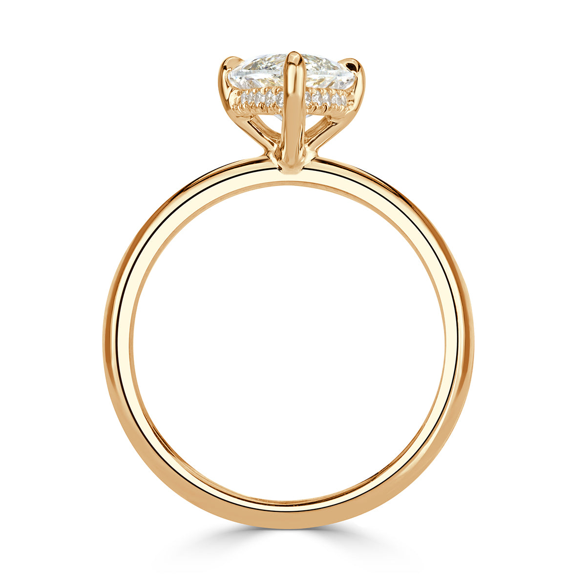 2.10ct Marquise Cut Diamond Engagement Ring