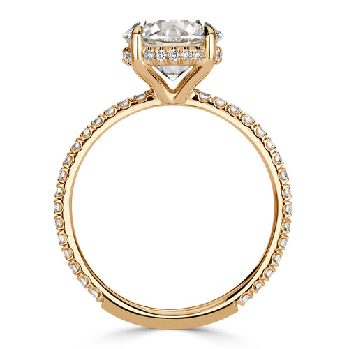 2.63ct Round Brilliant Cut Diamond Engagement Ring