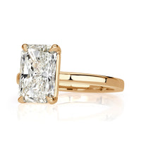3.08ct Radiant Cut Diamond Engagement Ring