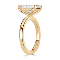 3.08ct Radiant Cut Diamond Engagement Ring