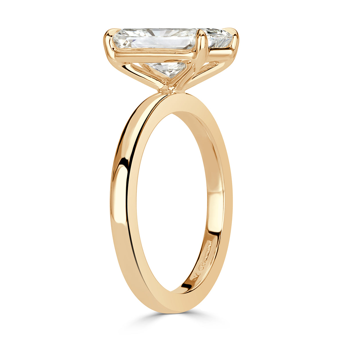 3.08ct Radiant Cut Diamond Engagement Ring
