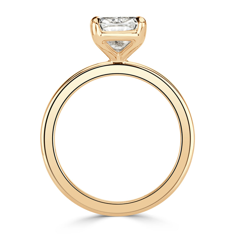 3.08ct Radiant Cut Diamond Engagement Ring