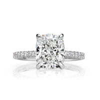 3.49ct Cushion Cut Diamond Engagement Ring