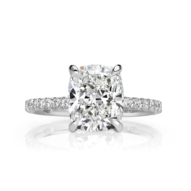 3.49ct Cushion Cut Diamond Engagement Ring