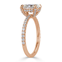 2.37ct Oval Cut Diamond Engagement Ring