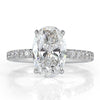 3.62ct Oval Cut Diamond Engagement Ring