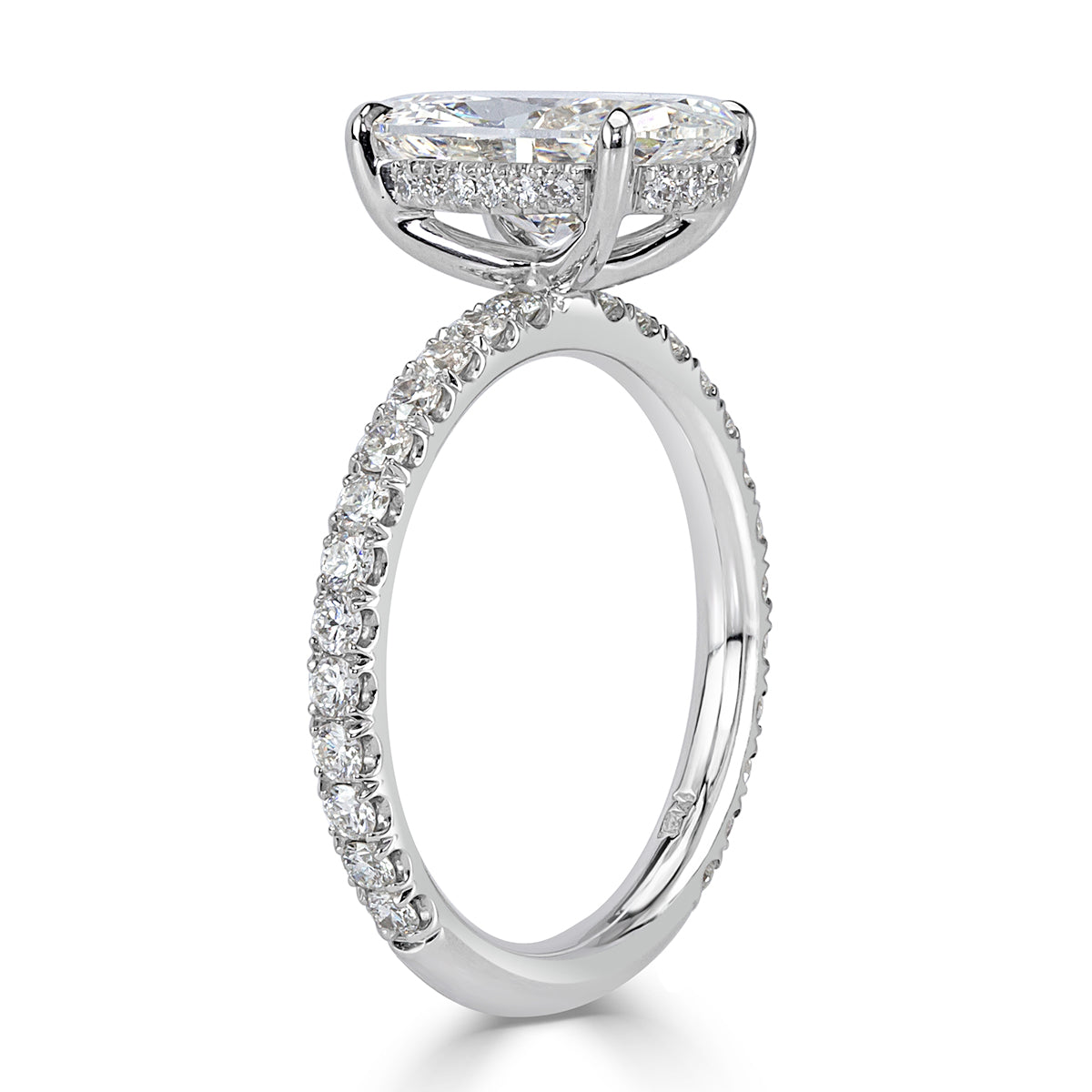 3.62ct Oval Cut Diamond Engagement Ring