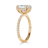 3.02ct Oval Cut Diamond Engagement Ring