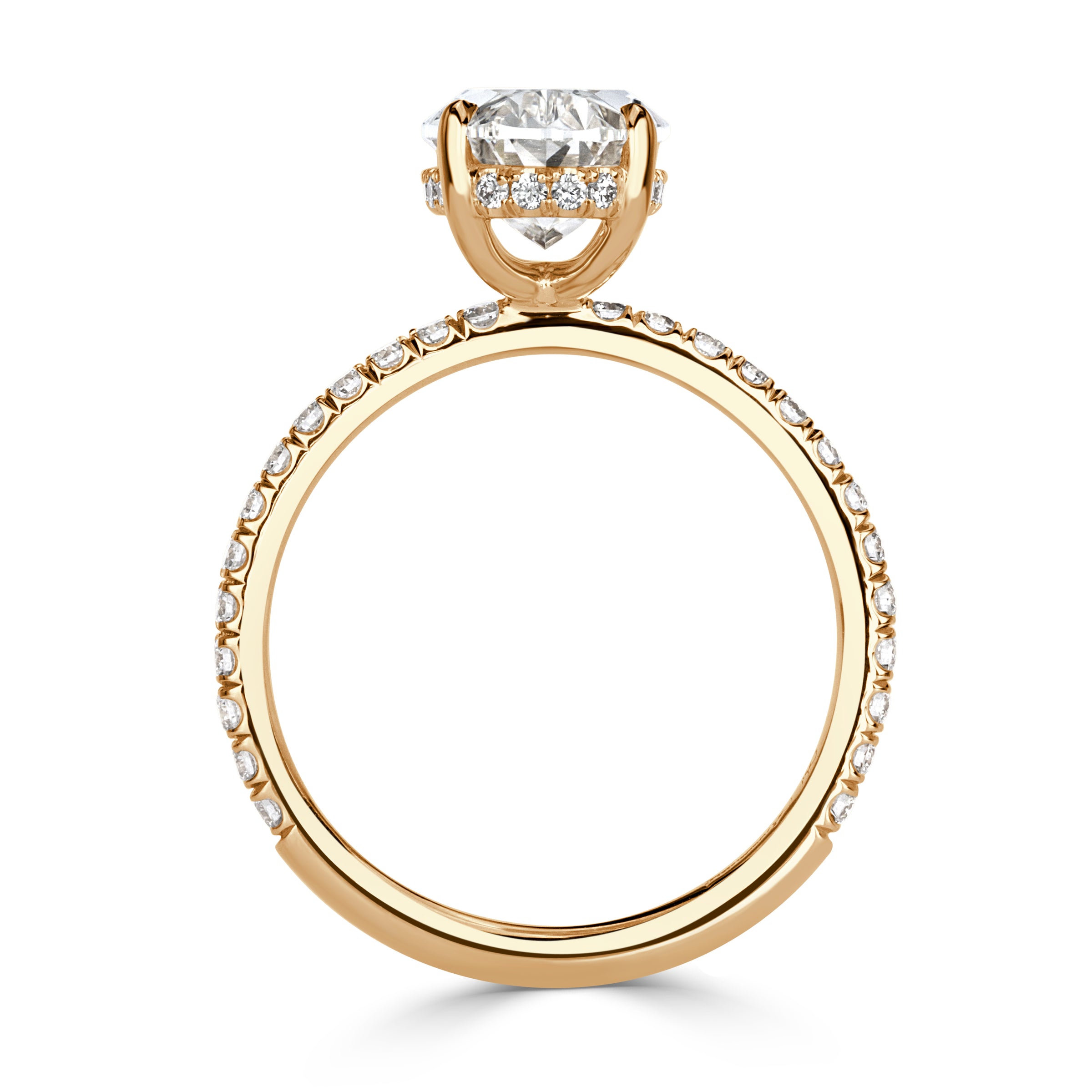 3.02ct Oval Cut Diamond Engagement Ring