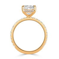 3.48ct Radiant Cut Diamond Engagement Ring