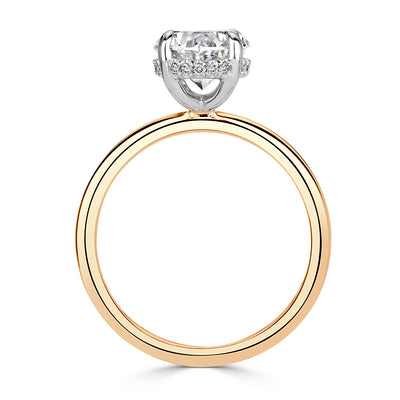2.60ct Oval Cut Diamond Engagement Ring