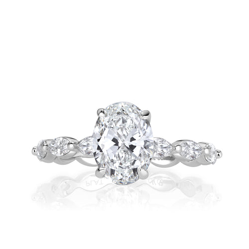 2.37ct Oval Cut Diamond Engagement Ring