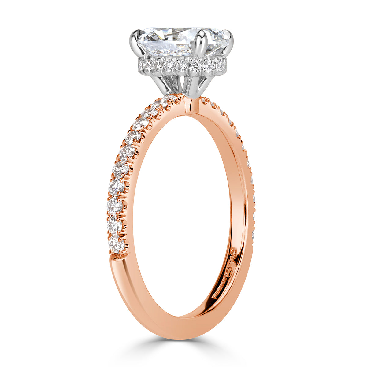 1.60ct Oval Cut Diamond Engagement Ring