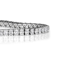 8.51ct Oval Cut Diamond Tennis Bracelet in 18k White Gold