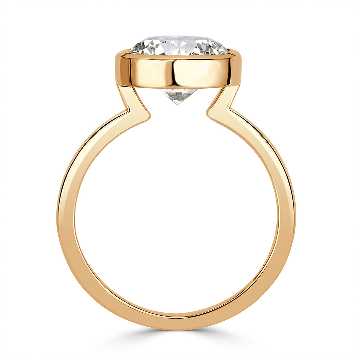 3.22ct Round Brilliant Cut Diamond Engagement Ring