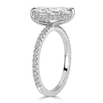 2.59ct Pear Shaped Diamond Engagement Ring