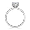2.59ct Pear Shaped Diamond Engagement Ring
