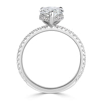 2.59ct Pear Shaped Diamond Engagement Ring
