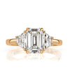 2.78ct Emerald Cut Diamond Engagement Ring