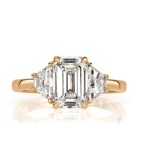 2.78ct Emerald Cut Diamond Engagement Ring