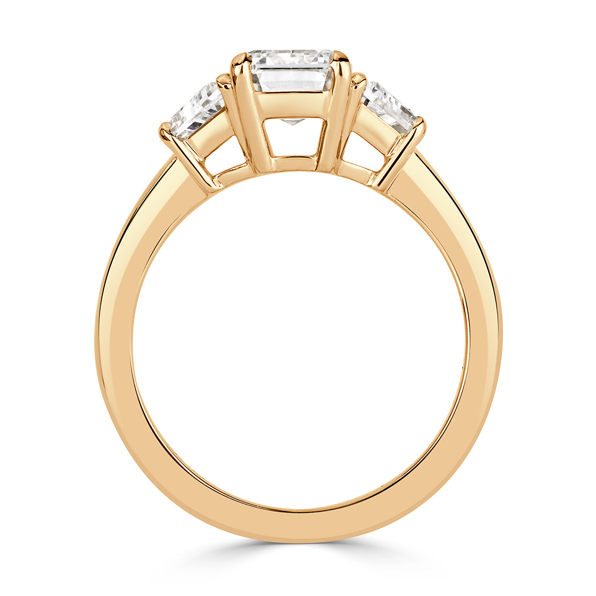 2.78ct Emerald Cut Diamond Engagement Ring