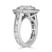 6.49ct Round Brilliant Cut Diamond Engagement Ring