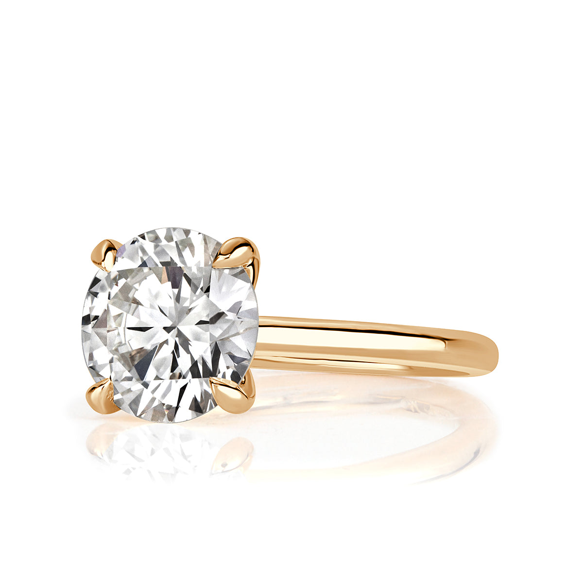 2.50ct Round Brilliant Cut Diamond Engagement Ring